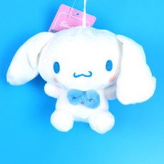 산리오 캐릭터 인형 키링 가방고리 열쇠고리 쿠로미 마이멜로디 시나모롤 폼폼푸린, 1.기본-시나모롤인형키링, 1개