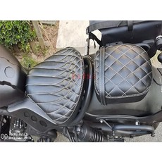 레블 500 커스텀 본품 시트 투명 시시바 디아블로 전좌석 윈드스크린 파츠 운전석, 블랙 렌즈 세로, cm1100