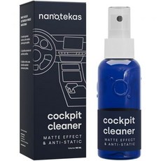 조종석 클리너 내부 무광 마감 디테일러 및 스프레이 실란트 정전기 방지 사양과 은나노 입자 먼지 방지 차량 대시보드 플라스틱용 세척이 용이한 100ml, 3.38 플로우 온스 (1개 팩)