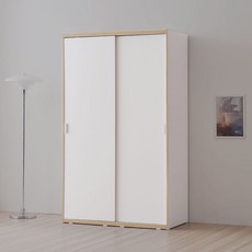 라자가구 비바 뉴빅 1200 슬라이딩 옷장 행거형 LJY413, 자작엣지