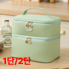 라스포스 피크닉 보냉가방, 2단, 소프트 민트, 1개