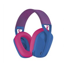 로지텍 G435 게이밍 무선 블루투스 헤드셋, 블루