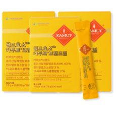 골드 카무트 효소 식약청인증 HACCP 곡물 효소분말 100% 정품, 3개, 30회분 3개, 30회분