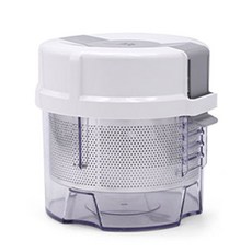 [미리내티씨] 하이로 빅스텐 매직 짤순이 2.4L 야채 탈수기 나물짜기 음식물짤순이, 화이트, 1세트, 본품