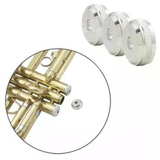 트럼펫 버튼 캡 피스톤 밸브 교체 커버 핑거 3개 세트, 하단 캡, 1개