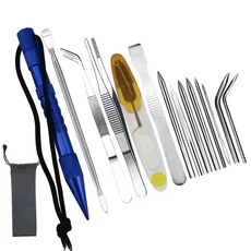 12개/세트 DIY 직조 도구 바인딩 스티치 바늘 파라코드 스파이크 팔찌, 02 12pcs blue, 1개