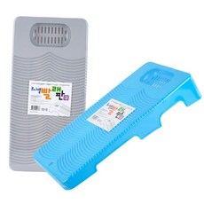 브니엘 빨래판 대형 손빨래 애벌빨래용 색상랜덤 발송 욕실용품 세탁용품 플라스틱빨래판, 1