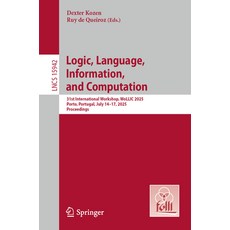 (英文圖書)Logic Language Information and Computation: 31st International Workshop Woll... 平裝版, Springer, 英文