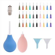 도자기 유약 슬라이딩 꼬리 도자기 유약 스퀴즈 병을위한 세라믹 정밀 팁 애플리케이터 병