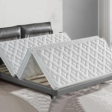 고급 라텍스 소스 액체 매트리스 탑 100% 천연 라텍스 접이식 느린 반동 타일랜드 매트 (면 커버 포함 맞