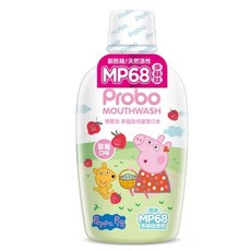 博寶兒 多益肽兒童漱口水 500ml 草莓口味，無酒精溫和配方，幫助維持口腔健康，讓孩子愛上漱口, 1個