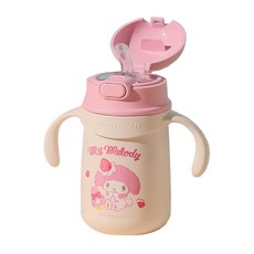 BEDDYBEAR 美樂蒂兒童學飲杯, 粉白色, 1個, 400ml