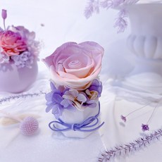 法式雙色玫瑰香氛擴香花 香榭紫, 法式雙色玫瑰香氛擴香花香榭紫（贈送5ml香氛油）