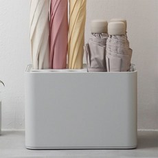 연상연하 대용량 사각 우산 꽂이 우산통 15구, 그레이, 그레이