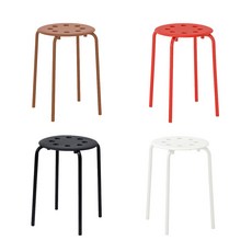 [착불아님] 이케아 IKEA 스툴 원형 보조 의자, 블랙