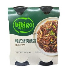 bibigo 韓式醃烤調味醬 840克 x2, 1個, 2罐一組價-特價
