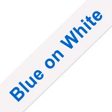 Casio XR-12WE 카트리지 용 6/9/12mm 라벨 테이프 KL-120 메이커와 호환 가능, 02 12mm, 01 Blue on White