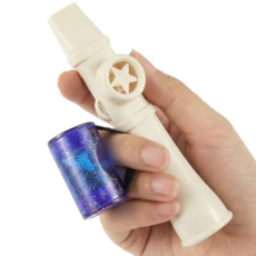 스내피 카주 악기, 1개, 화이트, MK-01