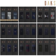 [백화점 홈쇼핑 정품] 닥스 DAKS ACC 남성 양말 3족 선물세트 12종 택 1