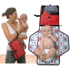 스킵홉 프론토 캔버스 기저귀갈이 미니백 qws+58713FS, 웨이브도트