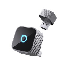 오토캐스트 주식회사 미니 큐브 초소형 2in1 무선 미러링 카플레이 안드로이드 호환 동글, 은색, CP88