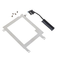 Dell Latitude E7440과 호환되는 하드 디스크 드라이브 캐디 트레이 브래킷 SATA 케이블 커넥터, one piece