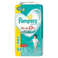 Pampers 幫寶適 柔軟護理褲型 9-14kg L號 54片, 1個