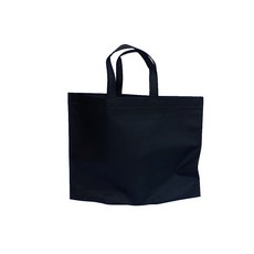 부직포가방 80g 쇼핑백 학원가방 신발주머니, 가로 부직포 블랙, 1개