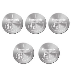 파나소닉 코인건전지 CR1632, 5개입, 1개
