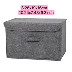 뚜껑이 있는 부직포 이불 보관 가방 지퍼 접이식 옷 대용량 방진 정리, 07 S-110L