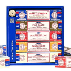 나그참파코리아 사티아 미니 인센스 스틱 5종 홀더 포함 세트