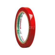 적색 OPP테이프 12mmX40m 4개
