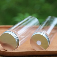 廠商300ml大口直筒瓶pet塑膠瓶 冷飲奶茶堅果小零食食品包裝瓶商用, 300ml  密封蓋, 1個