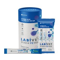 종근당라비벳 반려동물 영양제, 30회분, 구강/치석관리+장건강, 1개
