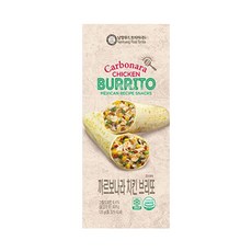냉동 식품 간식 부리또 까르보나라 치킨 브리또 125g 5개입, 5개