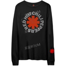 레드 핫 칠리 페퍼스 빈티지 긴소매 티셔츠 남녀공용 긴팔티 유니섹스 라운드넥 맨투맨