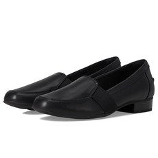 Clarks 여성용 줄리엣 비트 블랙 가죽