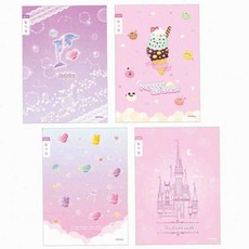 온몰 초등 여아 일기장 하루일기장 하루일지, 랜덤1개