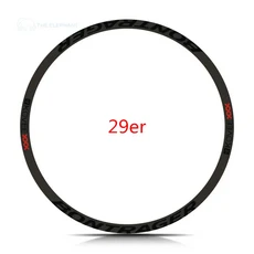 자전거보호필름 RACEFACE ARC30 MTB 산악 자전거 림 스티커 휠 방수 장식 데칼, 12 29er  black, 1개