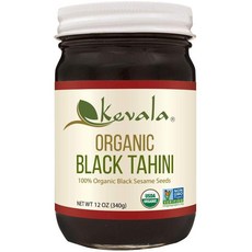 자연농 블랙 참깨 타히니 스프레드, 340g, 6개