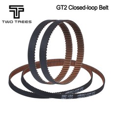 GT2 폐쇄 루프 타이밍 벨트 고무 미끄럼 방지 동기 3D 프린터 부품 6mm, 01 6mm 140mm