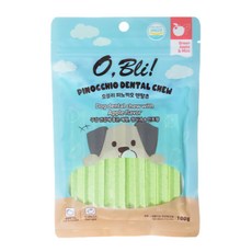 萊恩家 噢比利 OBLI 軟式潔牙骨 軟性潔牙棒 潔牙骨 狗潔牙骨 潔牙點心 點心棒, 1個, 清脆蘋果＋清涼薄荷