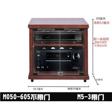 오디오 선반 앰프 거치대 스탠드 수납장 음향기기 랙, M5-3 (브라운)