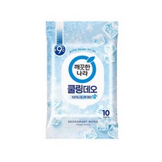 깨끗한나라 페퍼민트 쿨링 데오티슈 휴대용 1개