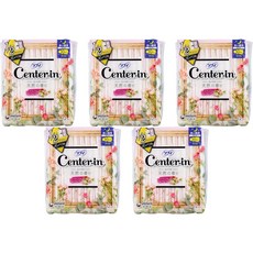 센터 인 컴팩트 1/2 스위트 많은 밤용 날개 포함 생리용 냅킨 슬림, 5개, 12개입, 날개 달린 큰