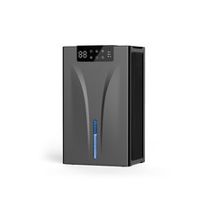 TRADER 智能除濕機 全屋除濕 淨化空氣 低噪節能 2.4L可視水箱, 灰色 RX02-C