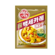 오뚜기 백세카레매운맛 100g x4개, 4개