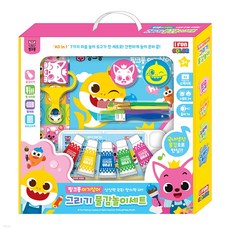 핑크퐁 아기상어 그리기 물감놀이세트, 단품, 1개