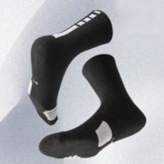 봄앤라이프 발바닥 이중쿠션 스포츠 러닝 양말, 3개, 블랙