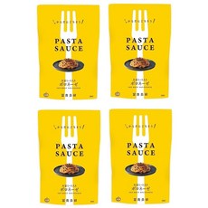 후키식연 PASTA SAUSE 볼로네제 120g×4봉지 국산 대두 국산 야채 동물성 원료 무첨가 파스타 그라탱 도리아